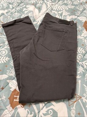 Perry Ellis Men's Skinny Pants in Charcoal Gray